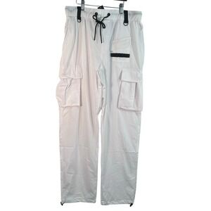 American Stitch Nylon Cargo Pant Mens XXL White FW24-B1481 Tactical Techwear